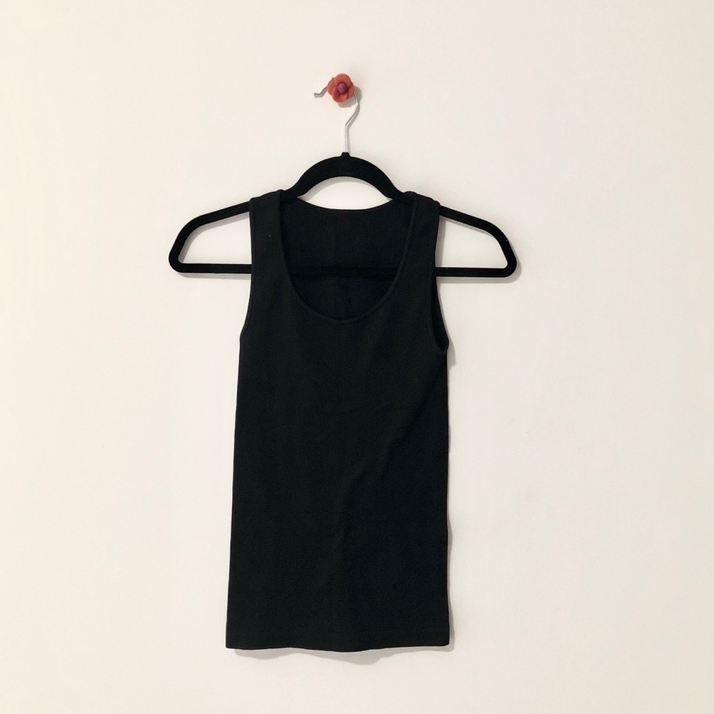 Sugarlips Ribbed Tank- Black